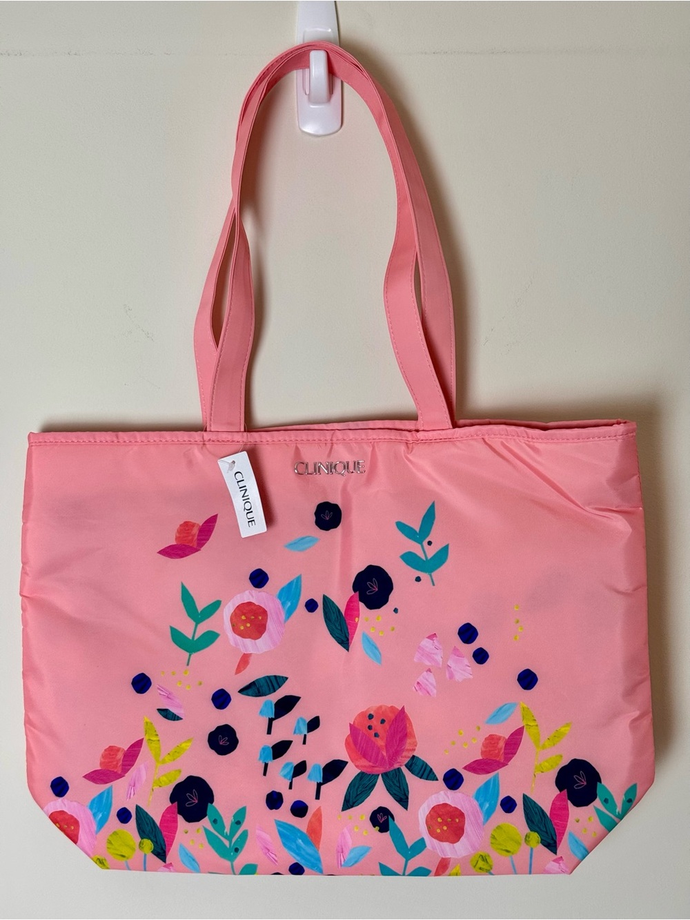 Clinique Pink Tote Bag NWT